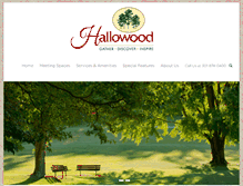 Tablet Screenshot of hallowood.org